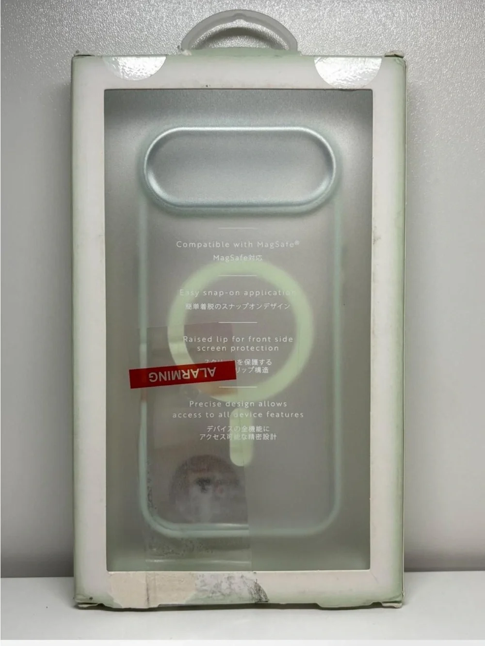 iPhone 17 Air MVMT Mint Green MagSafe-Compatible Defender Case with Clear Back
